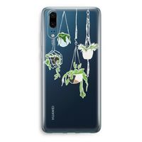 Hang In There: Huawei P20 Transparant Hoesje