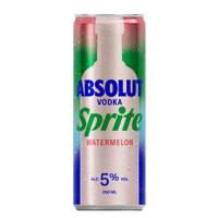 Absolut & Sprite Absolut vodka & sprite watermelon blik (12x 250ml)