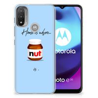 Motorola Moto E20 | E40 Siliconen Case Nut Home - thumbnail