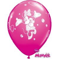 Minnie Mouse party ballonnen 18x stuks - thumbnail