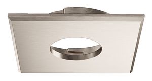 LED afdekring rvs-kleurig vierkant voor LED inbouwspot 2090 3090