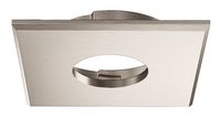 LED afdekring rvs-kleurig vierkant voor LED inbouwspot 2090 3090