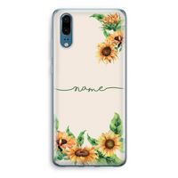Zonnebloemen: Huawei P20 Transparant Hoesje