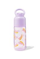 HEMA Waterfles met rietje sterren 300ml (paars)