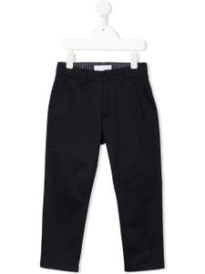 Roberto Cavalli Junior pantalon chino à coupe droite - Bleu