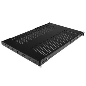 StarTech.com 1U Verstelbare Geventileerde Plank Rackmontage Robuuste Vaste Plank Serverrack Serverkast 113kg