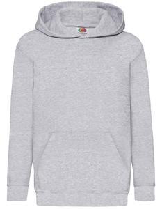 Fruit Of The Loom F421NK Kids´ Classic Hooded Sweat - Heather Grey - 164