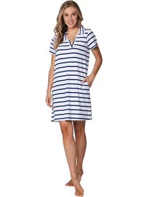 Rebelle dames nachthemd - Korte mouw - Blue Bay