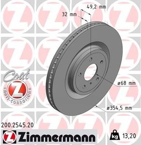 Remschijf COAT Z 200254520