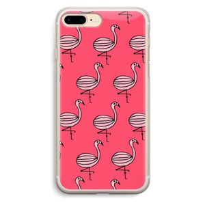 Flamingo: iPhone 7 Plus Transparant Hoesje