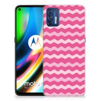 Motorola Moto G9 Plus | TPU bumper | Waves Pink