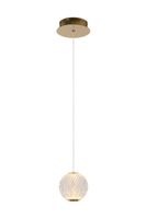 Lucide CINTRA - Hanglamp - Ø 14 cm - LED - 1x5,7W 2700K - Transparant