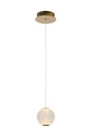 Lucide CINTRA - Hanglamp - Ø 14 cm - LED - 1x5,7W 2700K - Transparant