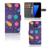 Samsung Galaxy S7 Edge | Wallet Case | met Pasjes | Space