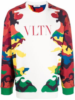 Valentino Garavani sweat à logo imprimé - Blanc