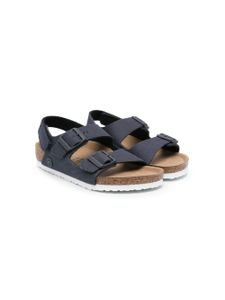 Birkenstock Kids sandales Milano à fermeture scratch - Bleu