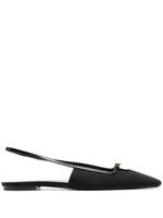 Saint Laurent mules à détail de boucle - Noir - thumbnail