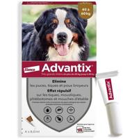 ADVANTIX 4 antiparasitaire pipetten - Voor zeer grote honden van 40 tot 60 kg - 4 x 6 ml