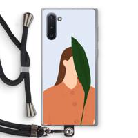 Leaf: Samsung Galaxy Note 10 Transparant Hoesje met koord - thumbnail