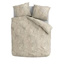 Dekbedovertrek Petal Lines - Lits-Jumeaux (240x220 Cm) - Beige Microvezel - Patroon - Zydante - Dekbed-Discounter.nl