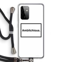Ambitchious: Samsung Galaxy A72 5G Transparant Hoesje met koord