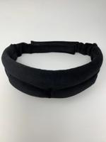 Huismerk Premium Zachte Blinddoek/Slaapmasker 3D - Zwart