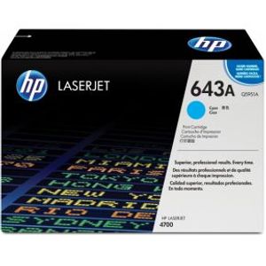 HP 643A originele cyaan LaserJet tonercartridge