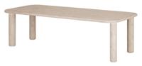 DTP Home Eettafel 'Clio' Mortex, 260 x 100cm, kleur Zand