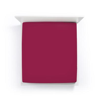 Bella Donna Bella Donna Hoeslaken Jersey Eenpersoons bordeaux-0030 90/190-100/220