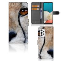 Samsung Galaxy A53 | Telefoonhoesje | Met pasjeshouder | Cheetah
