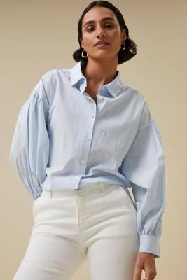By-Bar sarah chambray blouse | light blue