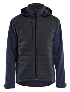 Blåkläder 4743 Hybride Jack - blauw/zwart maat XXL