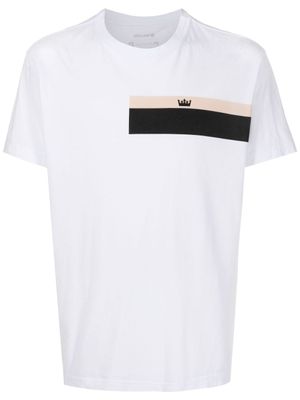 Osklen t-shirt en coton à rayures - Blanc