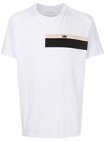 Osklen t-shirt en coton à rayures - Blanc