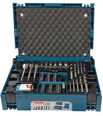 Makita Accessoires Boor-/bit set 66-delig in Mbox 1 - B-43044