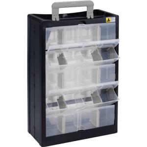 Allit 466260 Opbergkast voor kleine onderdelen VarioPlus DrawBox C 40 (b x h x d) 300 x 465 x 155 mm Zwart, Grijs 1 stuk(s)