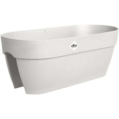 Bloempot - ELHO - Vibia Campana Flower Bridge 60 - Wit - L 26 x B 59 x H 22 cm - Balkon/Buiten - 100% gerecycled