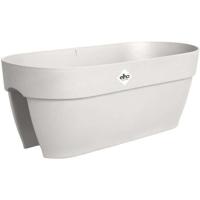 Bloempot - ELHO - Vibia Campana Flower Bridge 60 - Wit - L 26 x B 59 x H 22 cm - Balkon/Buiten - 100% gerecycled