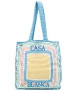 Casablanca sac cabas Casa Brand en crochet - Multicolore - thumbnail