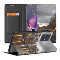 Stand Case Hoesje Maken voor de Motorola Moto G54 | Eigen telefoonhoesje ontwerpen | Op maat gemaakt