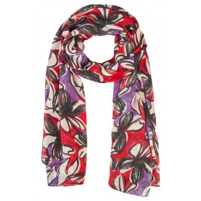 Rabe - Rood | Dames | Sjaal | Rood | One Size | regular | Kamst mode