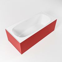 Vrijstaand bad Mondiaz Freeze | 180x85 cm | Solid surface | Ovaal | Fire - Talc Vrijstaand bad Mondiaz Freeze | 180x85 cm | Solid surface | Ovaal | Fire - Talc