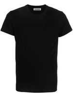 Jil Sander t-shirt en coton à manches courtes - Noir