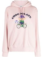 CHOCOOLATE hoodie à logo imprimé - Rose