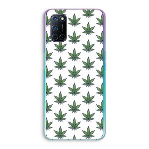 Weed: Oppo A92 Transparant Hoesje