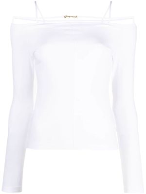 Jacquemus haut Le T-shirt Sierra en coton - Blanc
