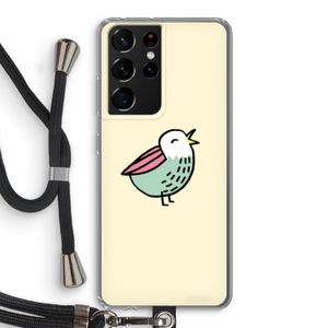 Birdy: Samsung Galaxy S21 Ultra Transparant Hoesje met koord