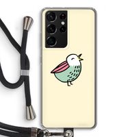 Birdy: Samsung Galaxy S21 Ultra Transparant Hoesje met koord