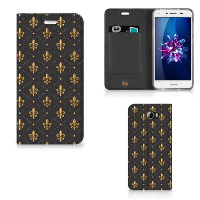 Huawei Y5 2 | Y6 Compact | Hoesje met Magneet | Franse Lelie