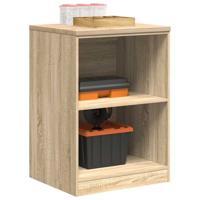 Garagekast 60x51x85 cm massief grenenhout sonoma eikenkleurig